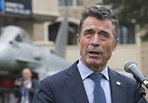 NATO Secretary General Anders Fogh Rasmussen outlined changes in the alliance security structure. (photo credit: www.nato.int)