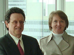 CNS Director Dr. William Potter and VCDNP Executive Director Elena Sokova