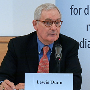 Dr. Lewis Dunn, Principal, Science Applications International Corporation (SAIC), and U.S. Ambassador to the 1985 NPT RevCon
