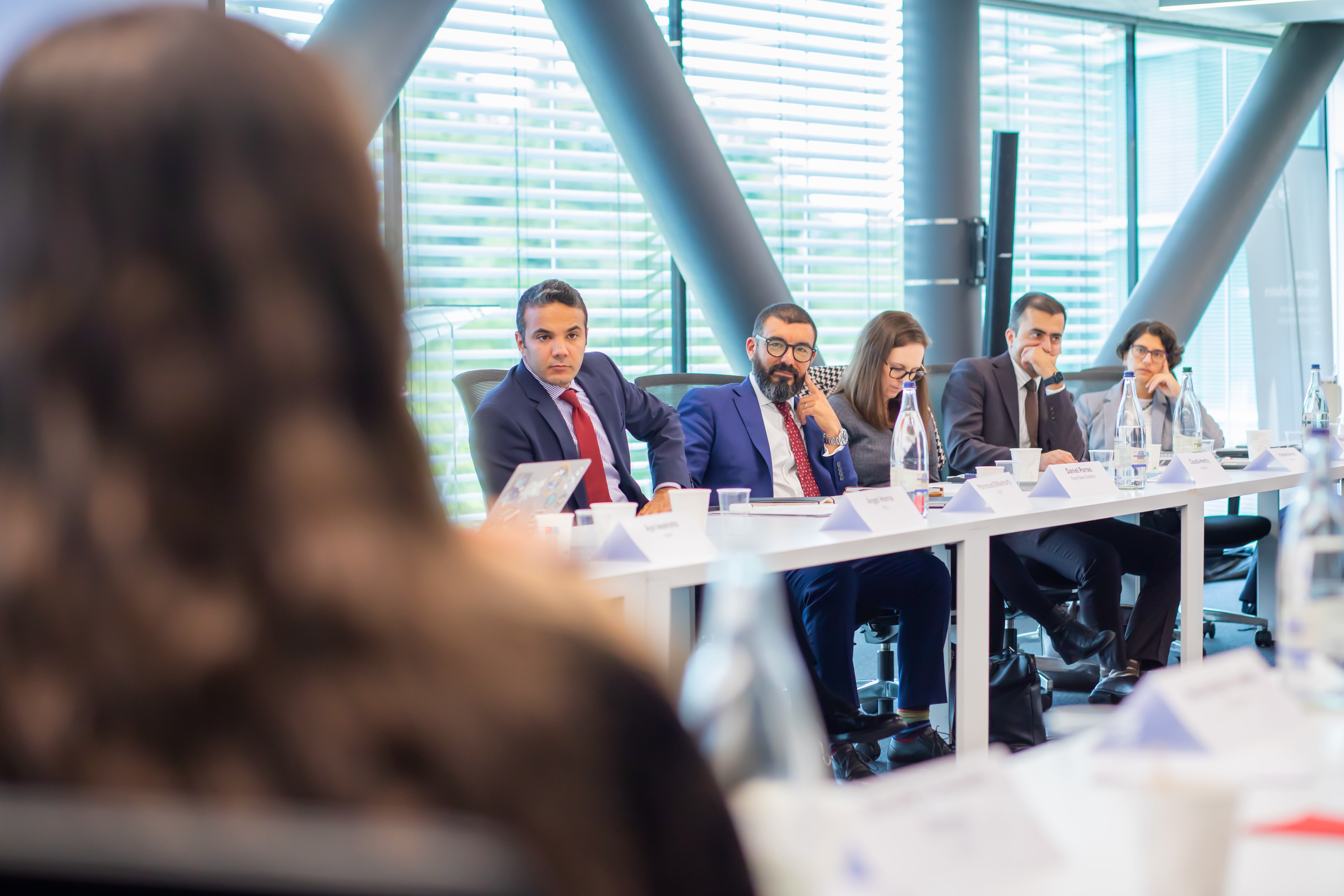 VCDNP Executive Director Elena Sokova (left) at the December 2022 meeting of International Gender Champions in Vienna